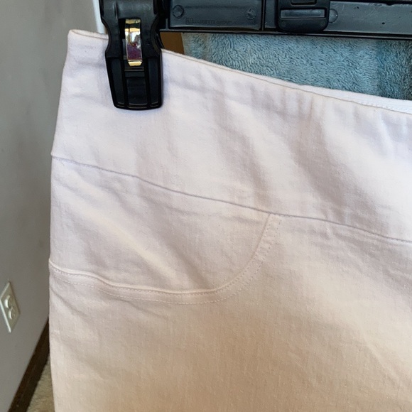 3/$45 RUBY rd scalloped hemline white Capri ends mid calf size 24W - Picture 16 of 17